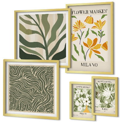Tableau de décoration murale Motifs végétaux modernes