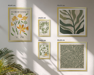 Tableau de décoration murale Motifs végétaux modernes
