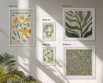 Tableau de décoration murale Motifs végétaux modernes