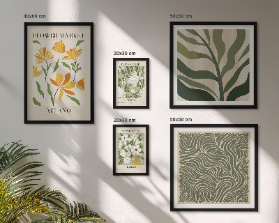 Tableau de décoration murale Motifs végétaux modernes