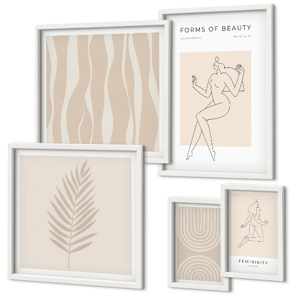 Tableau de décoration murale De magnifiques motifs minimalistes