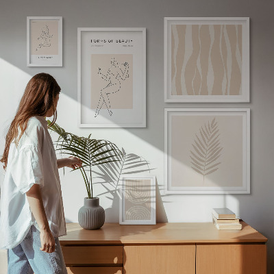 Tableau de décoration murale De magnifiques motifs minimalistes
