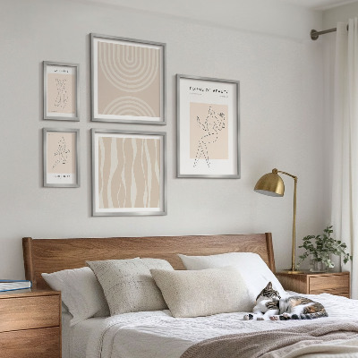 Lot de tableaux encadrés Formes minimalistes de beauté