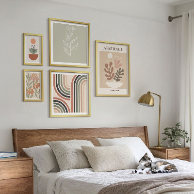 Tableau de décoration murale Abstractions végétales élégantes