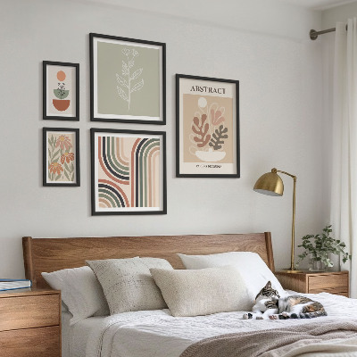 Tableau de décoration murale Abstractions végétales élégantes