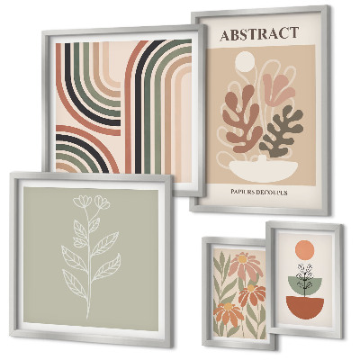 Tableau de décoration murale Abstractions végétales élégantes