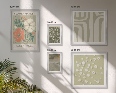 Tableau de décoration murale Motifs végétaux, motifs bohèmes