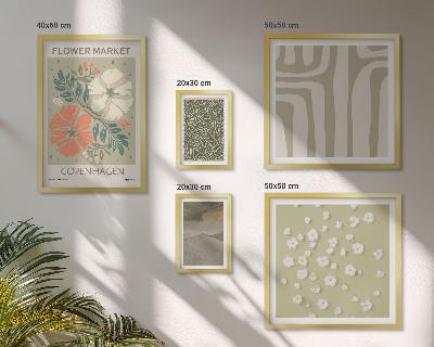 Tableau de décoration murale Motifs végétaux, motifs bohèmes