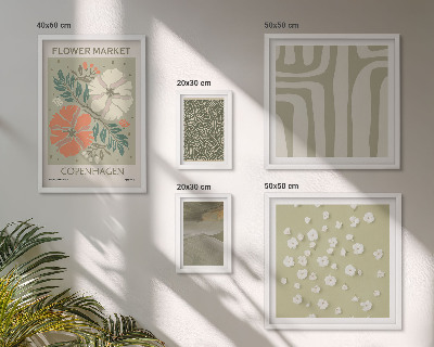 Tableau de décoration murale Motifs végétaux, motifs bohèmes