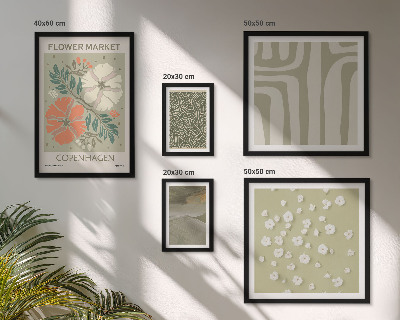 Tableau de décoration murale Motifs végétaux, motifs bohèmes