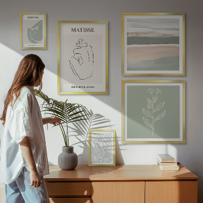 Tableau de décoration murale Graphismes végétaux stylés