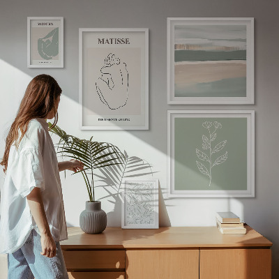 Tableau de décoration murale Graphismes végétaux stylés