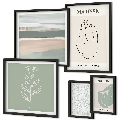 Tableau de décoration murale Graphismes végétaux stylés