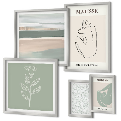 Tableau de décoration murale Graphismes végétaux stylés