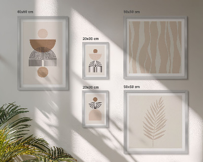 Tableau de décoration murale Formes abstraites de la nature