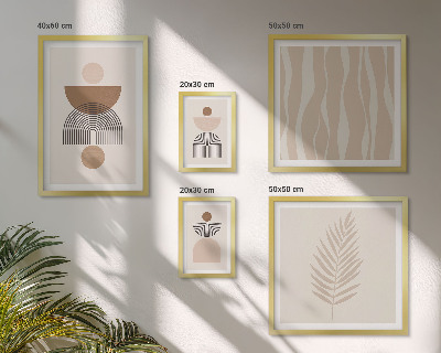 Tableau de décoration murale Formes abstraites de la nature
