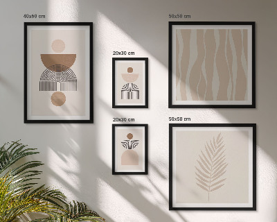 Tableau de décoration murale Formes abstraites de la nature