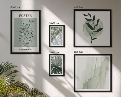 Lot de tableaux encadrés Inspirations végétales et nature