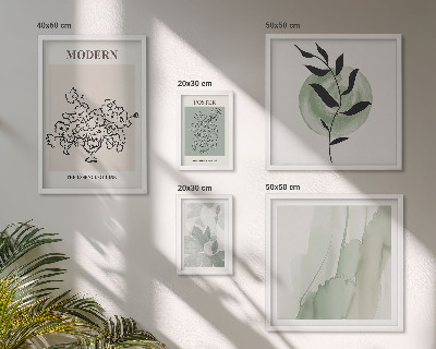 Ensemble de 5 tableaux Décorations minimalistes modernes