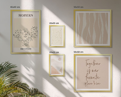 Tableau de décoration murale Ensemble de style minimaliste moderne
