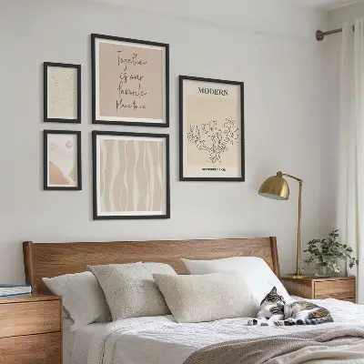 Tableau décoratif mural ensemble au style minimaliste moderne