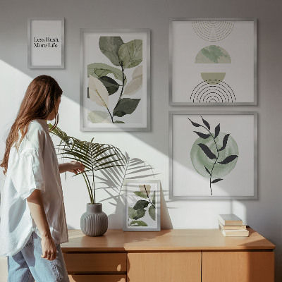 Tableau de décoration murale Graphismes intérieurs végétaux élégants
