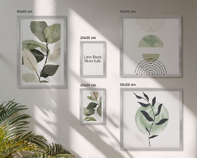 Tableau de décoration murale Graphismes intérieurs végétaux élégants