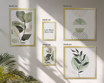 Tableau de décoration murale Graphismes intérieurs végétaux élégants