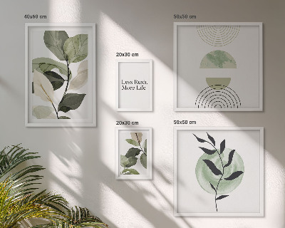 Tableau de décoration murale Graphismes intérieurs végétaux élégants