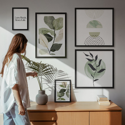 Tableau de décoration murale Graphismes intérieurs végétaux élégants