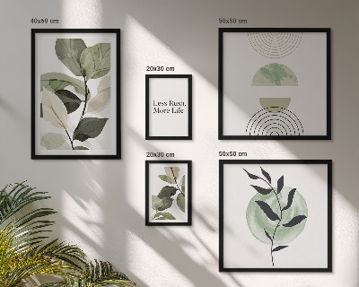 Tableau de décoration murale Graphismes intérieurs végétaux élégants
