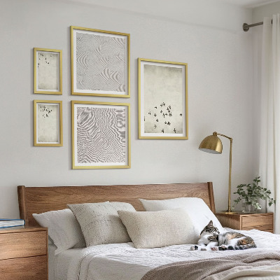 Tableau de décoration murale Peinture d'oiseau minimaliste