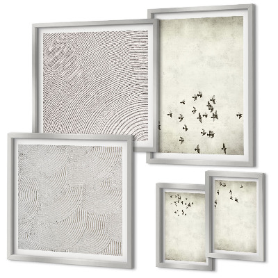 Tableau de décoration murale Peinture d'oiseau minimaliste