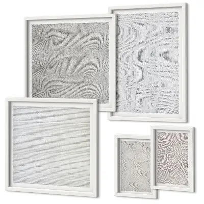 Tableau de décoration murale motifs de structures géométriques de sable