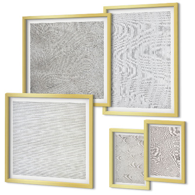 Tableau de décoration murale Structures géométriques des motifs de sable