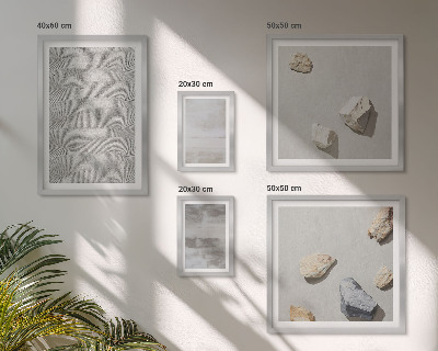 Lot de tableaux encadrés Textures minimalistes modernes