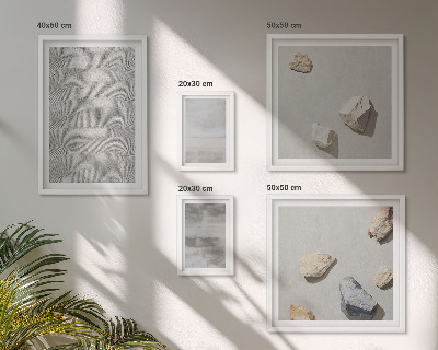 Lot de tableaux encadrés Textures minimalistes modernes