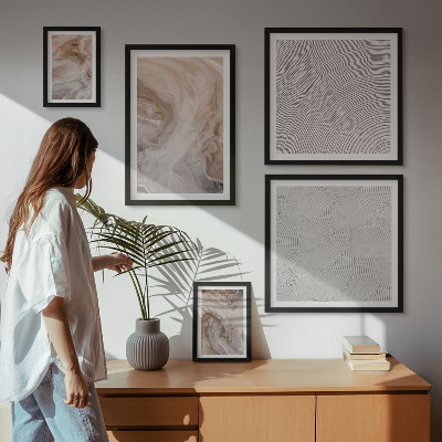 Tableau de décoration murale Motifs de texture de pierre de marbre