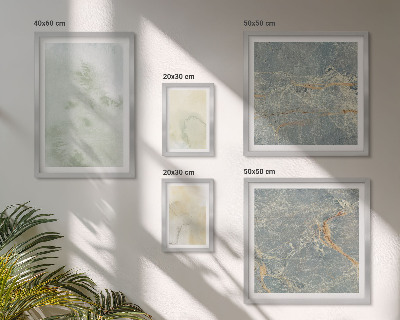 Ensemble de 5 tableaux Textures de peinture aquarelle pastel