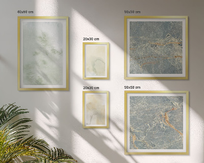 Ensemble de 5 tableaux Textures de peinture aquarelle pastel