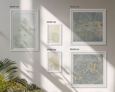 Ensemble de 5 tableaux Textures de peinture aquarelle pastel