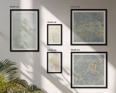 Ensemble de 5 tableaux Textures de peinture aquarelle pastel