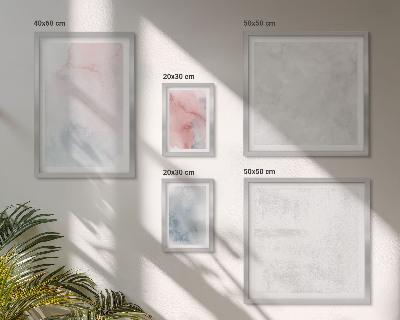 Ensemble de 5 tableaux Textures aquarelle pastel