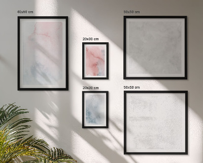 Ensemble de 5 tableaux Textures aquarelle pastel