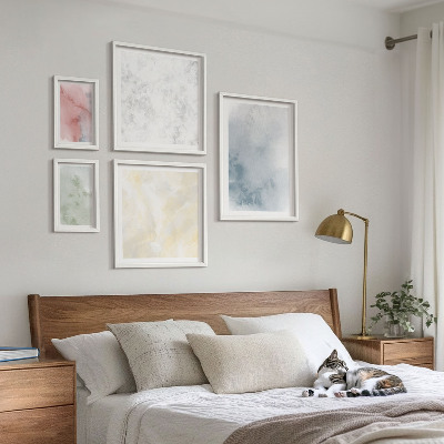 Tableau de décoration murale Aquarelles pastel sur toile