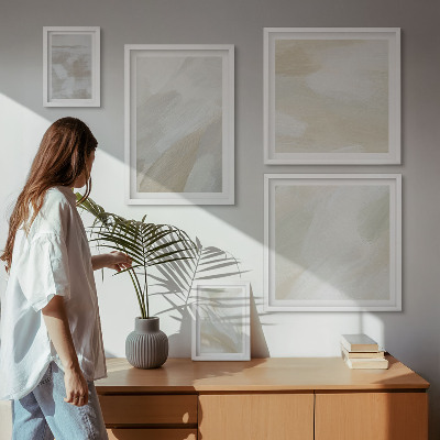 Tableau de décoration murale Peinture abstraite au pinceau