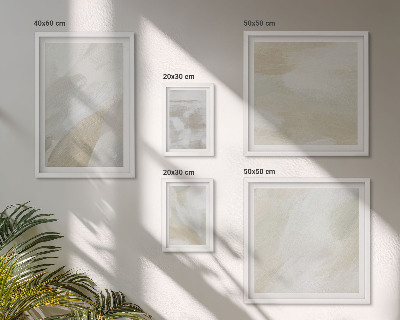Tableau de décoration murale Peinture abstraite au pinceau