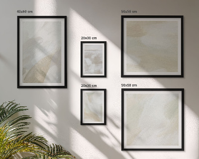 Tableau de décoration murale Peinture abstraite au pinceau
