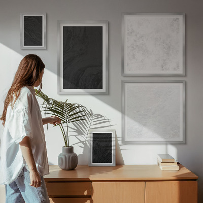 Tableau de décoration murale Marbres glamour sombres et lumineux