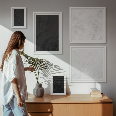 Tableau de décoration murale Marbres glamour sombres et lumineux
